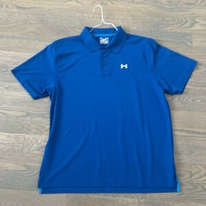 Under Armour Blue Polo, Loose Fit